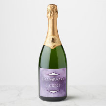 Étiquette de Champagne avec Logo de Société Person