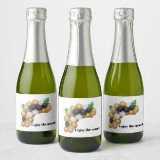 Étiquette de Champagne Profitez du Moment