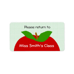 Étiquette de classe S'il vous plaît retourner - po