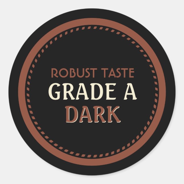 Étiquette de classement du sirop d'érable Black Go (Devant)