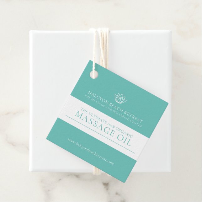 Étiquette de code-barres pour ingrédient aquatique (En situation)