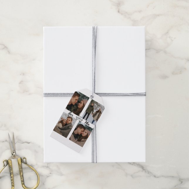 Étiquette de collage de photos personnalisée pour  (Avec de la ficelle)