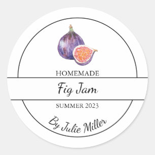 Étiquette de Confiture de Figue Maison Simple
