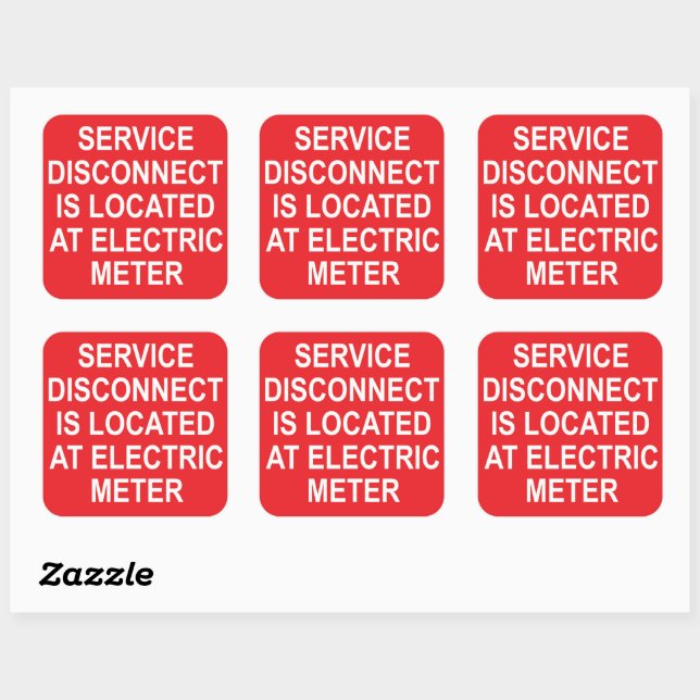 Étiquette de déconnexion du service située au comp (Feuille)