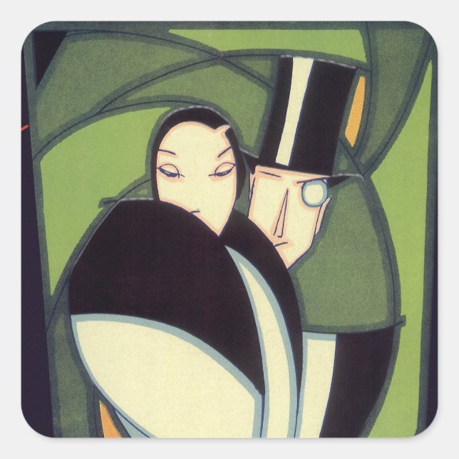 Étiquette de dessus de légume vintage, romance Art (Devant)