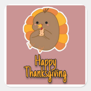Étiquette de dinde Thanksgiving