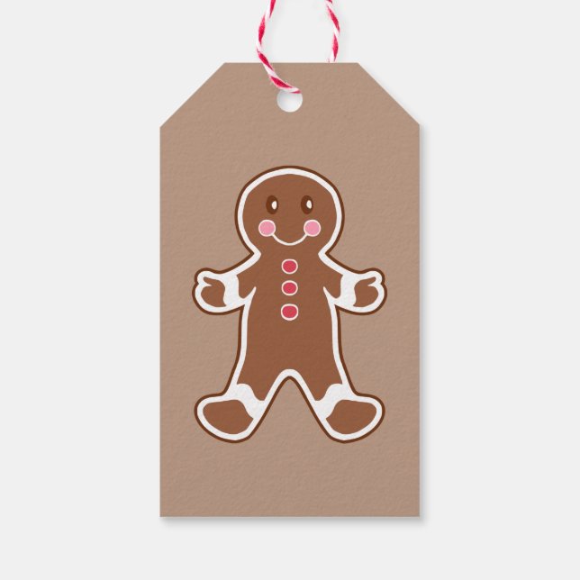 Étiquette de don de biscuits de Noël personnalisée (Dos)