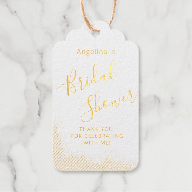 Étiquette de don en feuille pour valise pour une d (Recto)