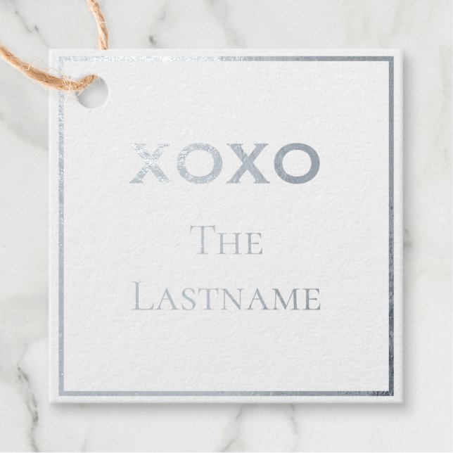 Étiquette de don Foil Favor (Devant)