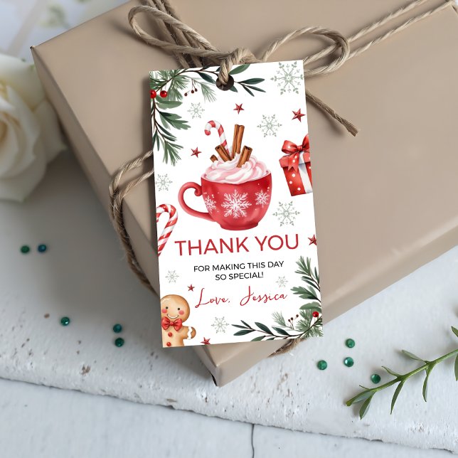 Étiquette de faveur d'anniversaire de Cocoa d'hive (Créateur téléchargé)
