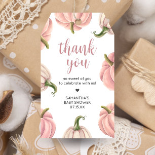 Étiquette de faveur de Baby Shower Minimaliste Ros