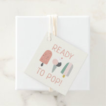 Étiquette de faveur de Baby Shower pour glace prêt
