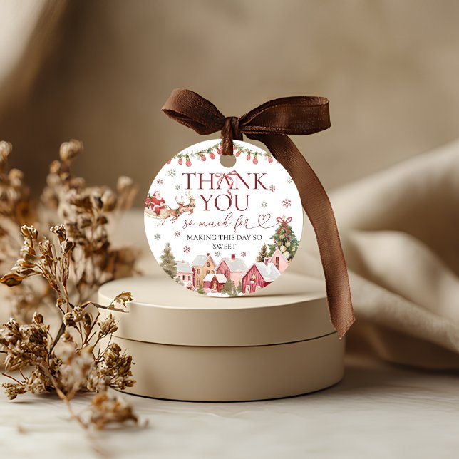 Étiquette de faveur de Noël ONEderful (Créateur téléchargé)
