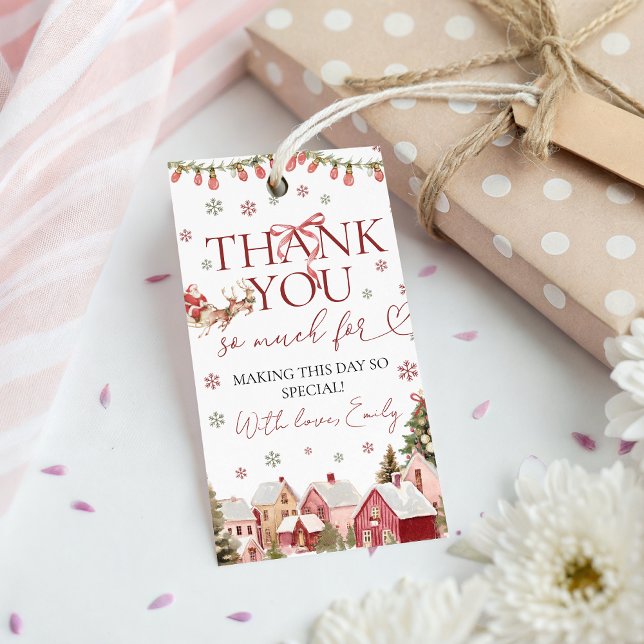 Étiquette de faveur de Noël ONEderful (Créateur téléchargé)