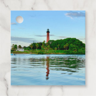 Étiquette de faveur du phare de Jupiter