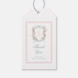 Étiquette de faveur Magnolia Crest Nœud papillon
