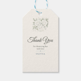 Étiquette de faveur Quelque chose de bleu — Merci
