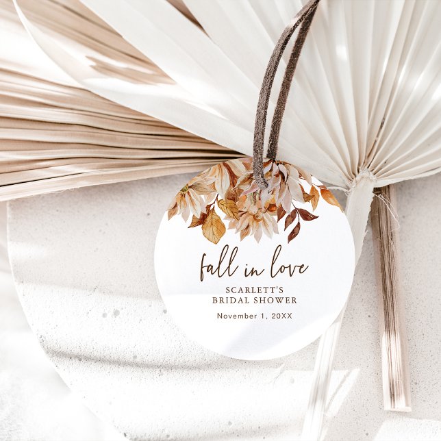 Étiquette de faveur Tomber amoureux (Fall In Love Favor Tag
)