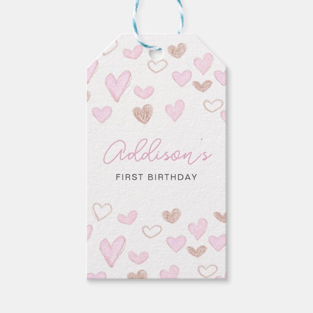 étiquette de faveur valentine (Devant)