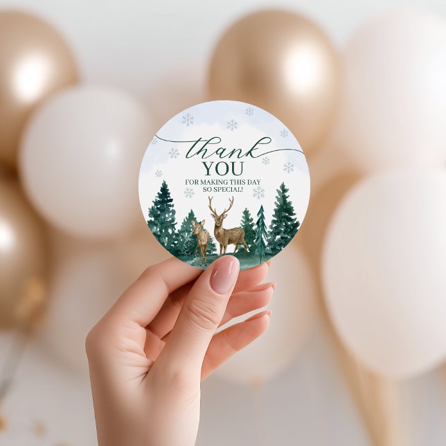 Étiquette de faveur Winter ONEderland (Créateur téléchargé)
