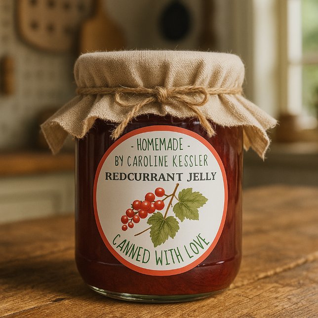 Étiquette de feuille de conservation de gelée de g (Créateur téléchargé)