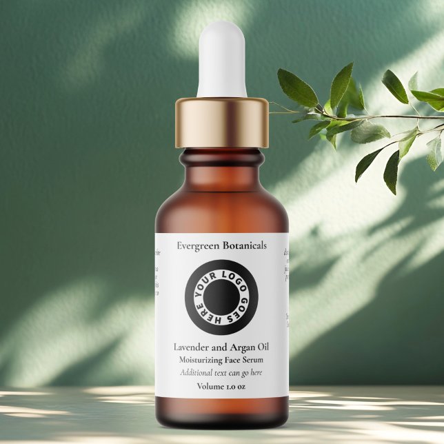 Étiquette de flacon compte-gouttes de cosmétiques  (Créateur téléchargé)