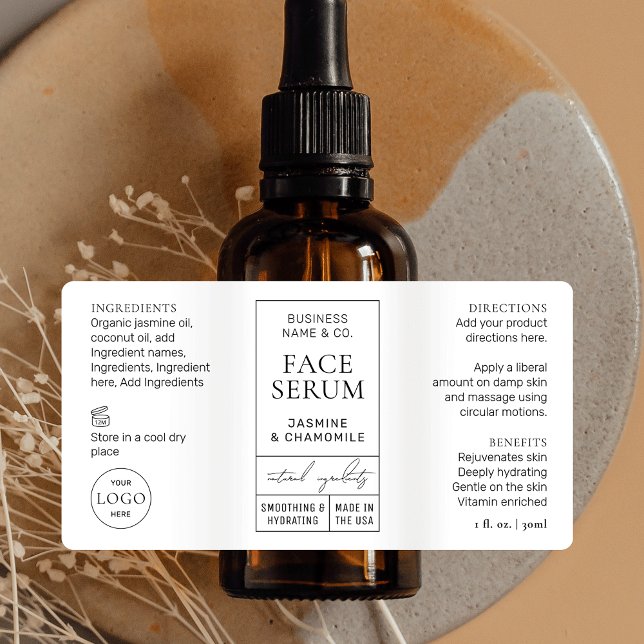 Étiquette de flacon de cosmétique de style Apothic (Créateur téléchargé)