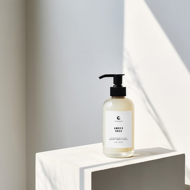 Étiquette de flacon de pompe de lotion corporelle (Créateur téléchargé)