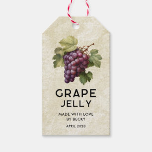 Étiquette de garde-manger comestible pour gelée de
