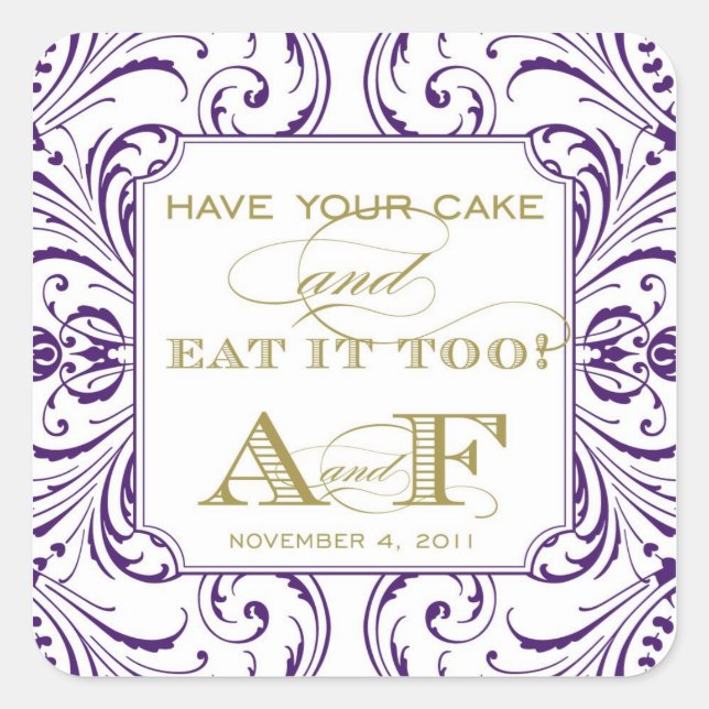 Étiquette de gâteau pour Ashlie (Devant)