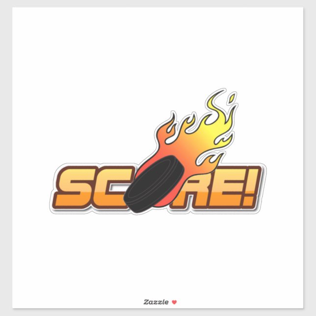 Étiquette de hockey (Feuille)