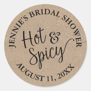 Étiquette de jar de salsa pour mariage rustique Kr