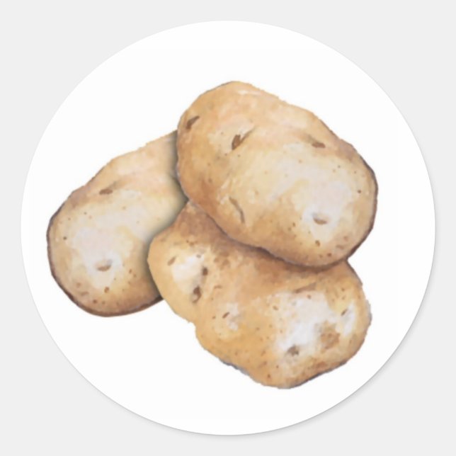 Étiquette de jardin de pommes de terre (Devant)