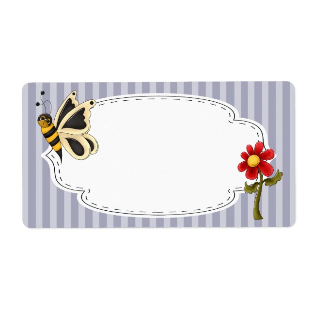 Étiquette de jardin papillon (Devant)