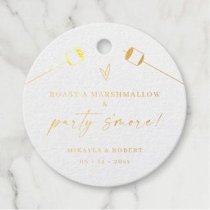 Étiquette de kit de S'mores pour cadeau de mariage