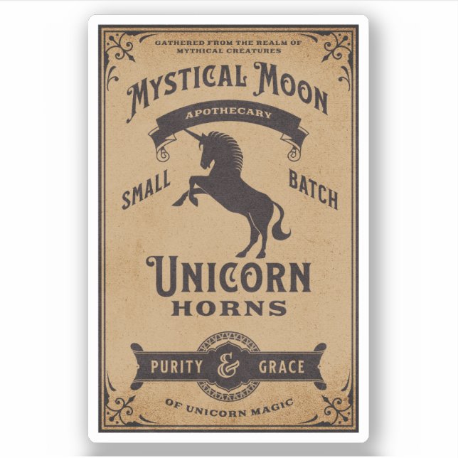 Étiquette de la bouteille d'apothèque d'Halloween  (Devant)