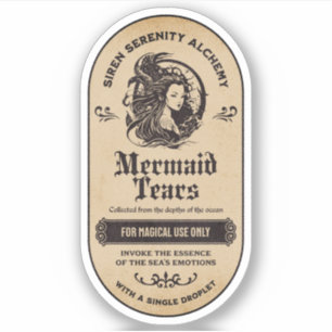 Étiquette de la bouteille d'apothèque d'Halloween 