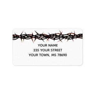 Étiquette de la Couronne d'épines