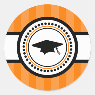 Étiquette de la grille de diplôme (Orange)