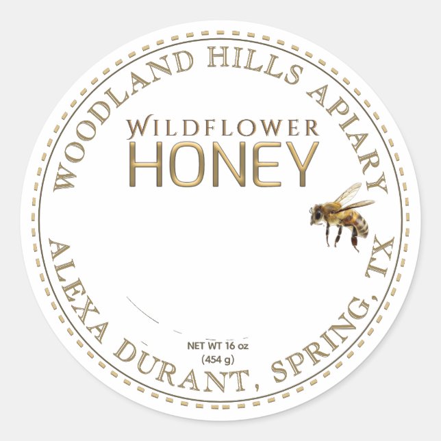 Étiquette de la marguerite Fleur sauvage de la mar (Devant)