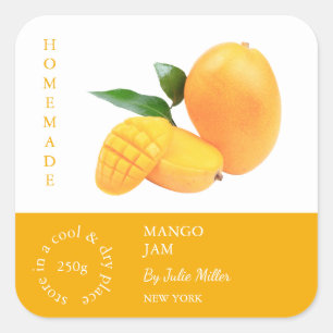 Étiquette de la petite entreprise Mango