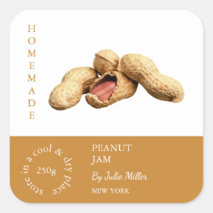 Étiquette de la petite entreprise Peanut