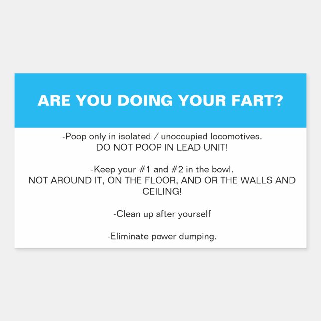 étiquette de la salle de bain Locomotive (Devant)