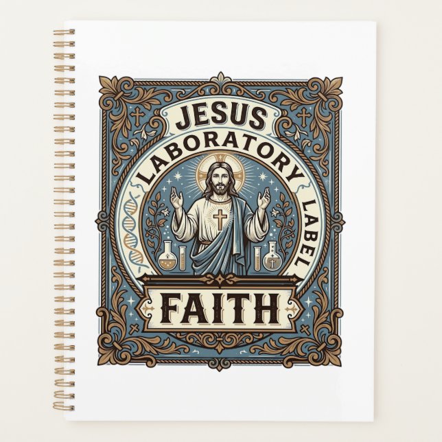 étiquette de laboratoire Jésus Foi étiquette de la (Devant)