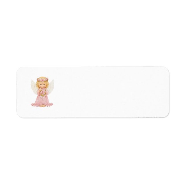 Étiquette de l'adresse de retour Angel (Devant)