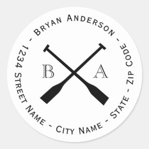 Étiquette de l'adresse de retour des wagons