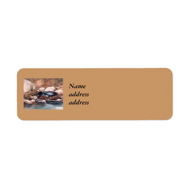 Étiquette de l'adresse de retour du délai d'imbric (Devant)