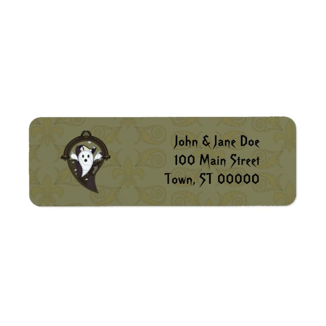 Étiquette de l'adresse de retour Ooh (Devant)