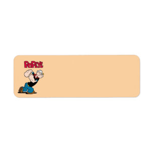 Étiquette de l'adresse de retour Popeye