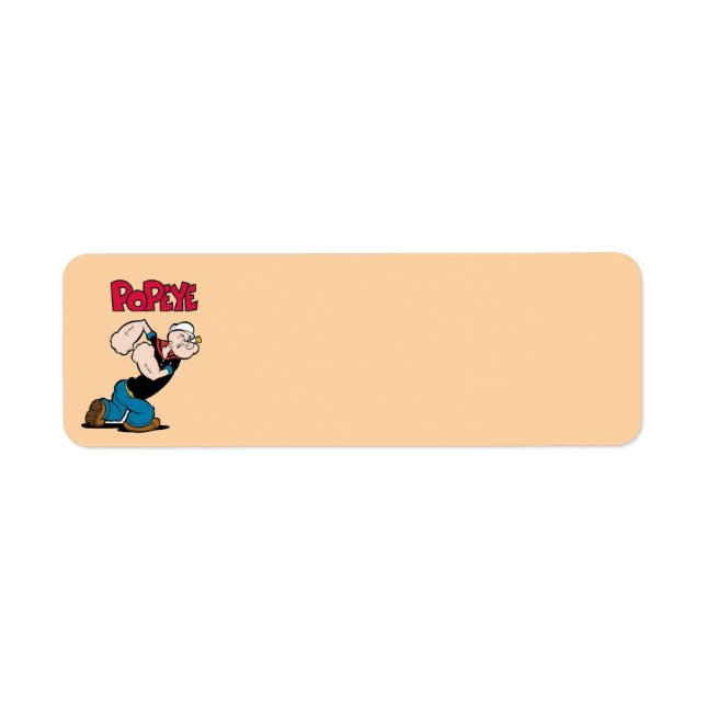 Étiquette de l'adresse de retour Popeye (Devant)